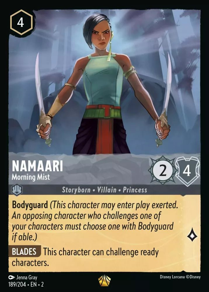 Disney Lorcana - [189/204][S2] - NAMAARI - Morning Mist ENG FOIL [M/NM] - The Great Illuminary -