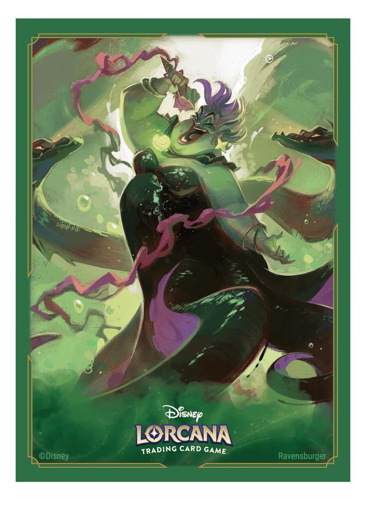 Disney Lorcana - Disney Lorcana TCG - Archazia’s Island - Set 7 - Card Sleeve - Ursula - The Great Illuminary - 4050368985316