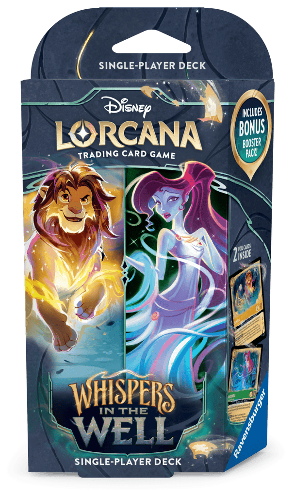 Disney Lorcana - Disney Lorcana TCG - Whispers in the Well - Set 10 - Pre - Order* - Starter Set B ENGELS - The Great Illuminary - 