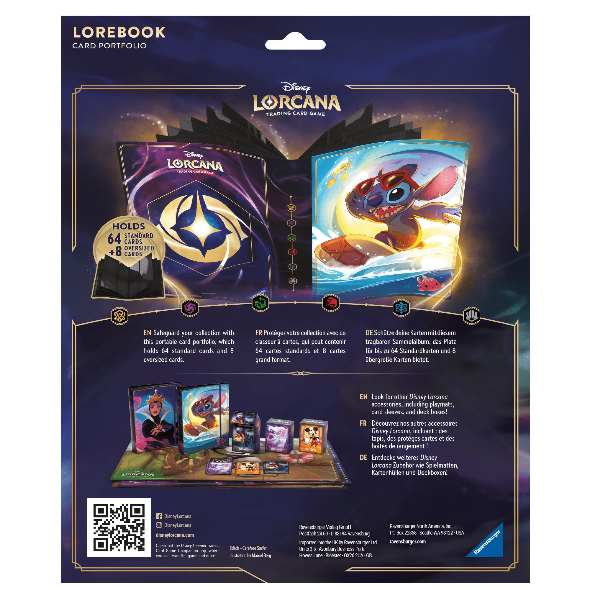 lorcana card portfolio Disney Lorcana Portfolio - Stitch