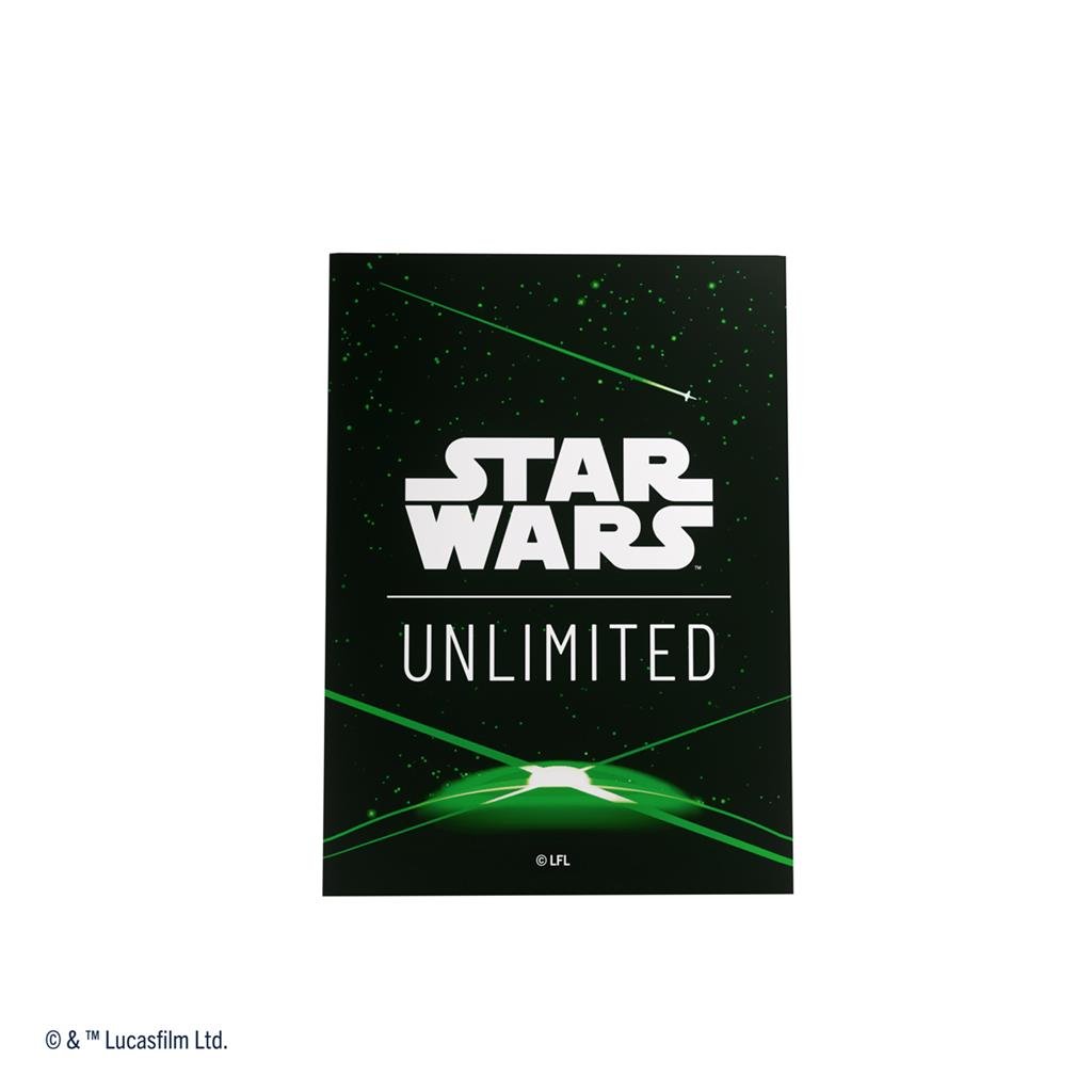 Star Wars Unlimited Art Sleeves Card Back Green - The Great Illuminary Star Wars Unlimited Art Sleeves Card Back Green - The Great Illuminary