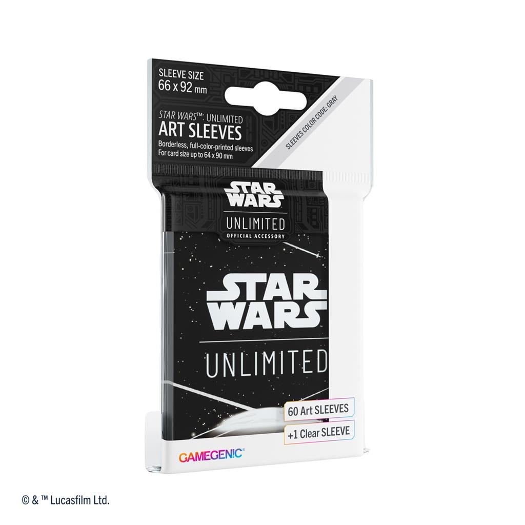 Star Wars Unlimited Art Sleeves Card Black White - The Great Illuminary Star Wars Unlimited Art Sleeves Card Black White - The Great Illuminary