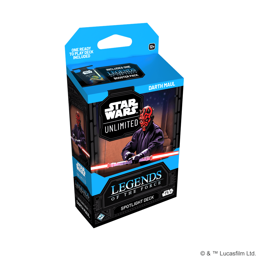 Disney Lorcana - SW Unlimited Legends of the Force - Deck: Darth Maul ENGELS Pre - Order - The Great Illuminary - 0841333131340