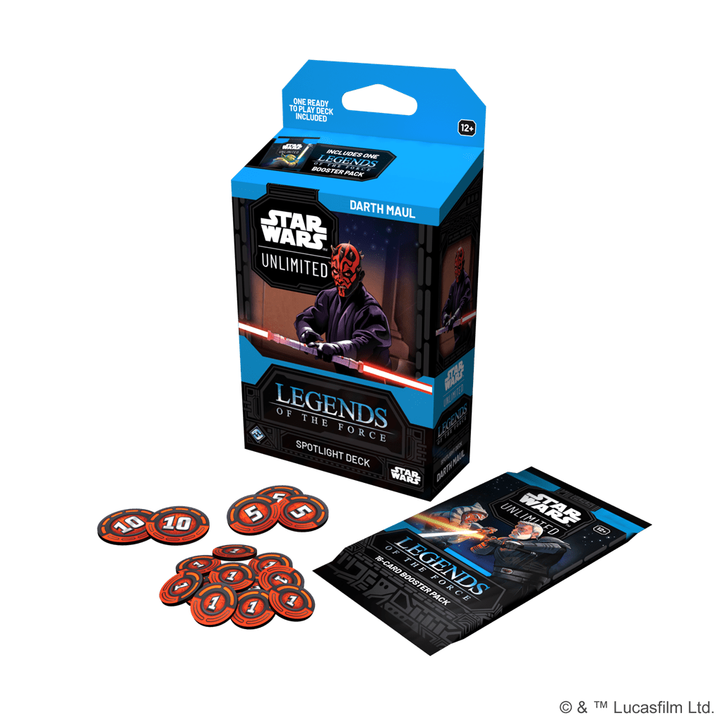 Disney Lorcana - SW Unlimited Legends of the Force - Deck: Darth Maul ENGELS Pre - Order - The Great Illuminary - 0841333131340