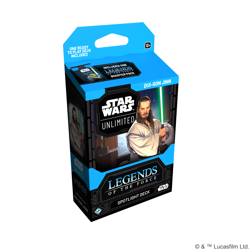 Disney Lorcana - SW Unlimited Legends of the Force - Deck: Qui - Gon Jinn ENGELS Pre - Order - The Great Illuminary - 0841333131340